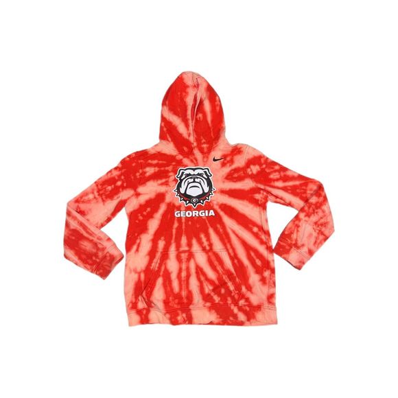 Georgia Bulldogs Nike Bleached Hoodie - Picture 1 of 3